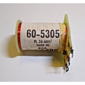 Pinball Machine Flipper Coil FL-24-600 2600 DC Solenoid Game Part NOS + Sleeve